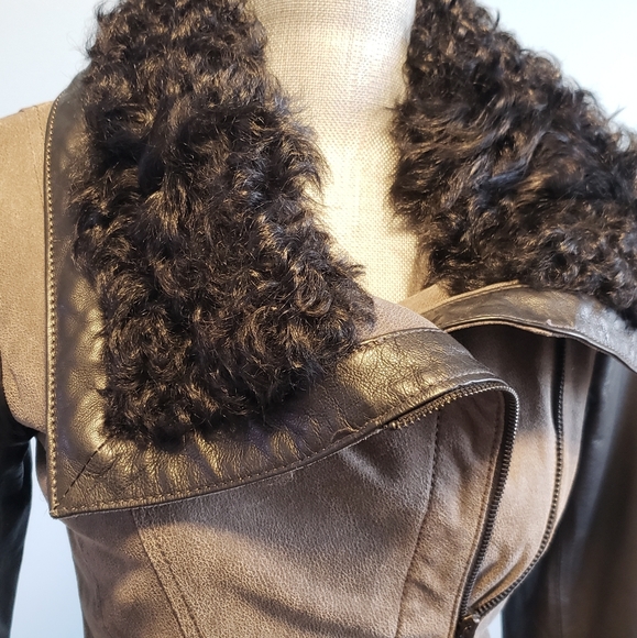 Danier Leather | Suede, Leather, And Fur Jacket - Picture 3 of 15